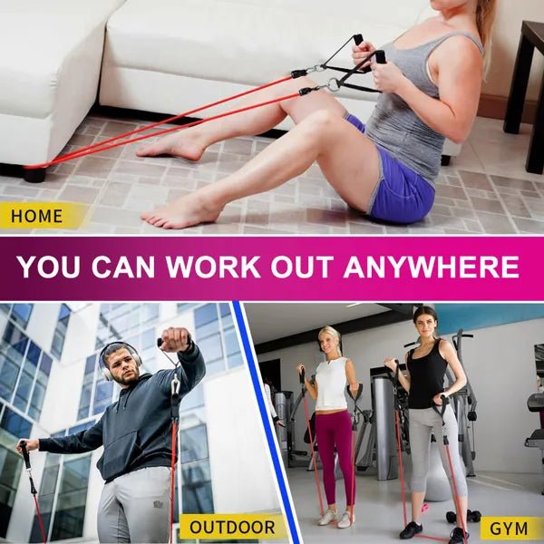 5 PC Set Resistance Band Resistance Bands, Exercise Bands, Exercise Resistance Bands, Exercise - VIRALCORE HEALTH