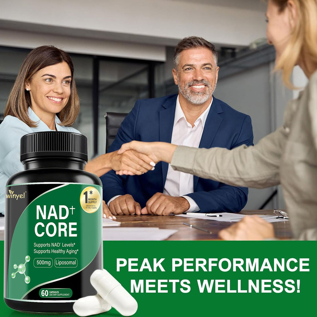 60 Capsules Of High - concentration Liposomal NAD Enhancer - Energy, Focus, And Healthy Aging, Containing Nicotinamide Riboside, Resveratrol, And Rutin - High - quality, High - purity Formula - VIRALCORE HEALTH
