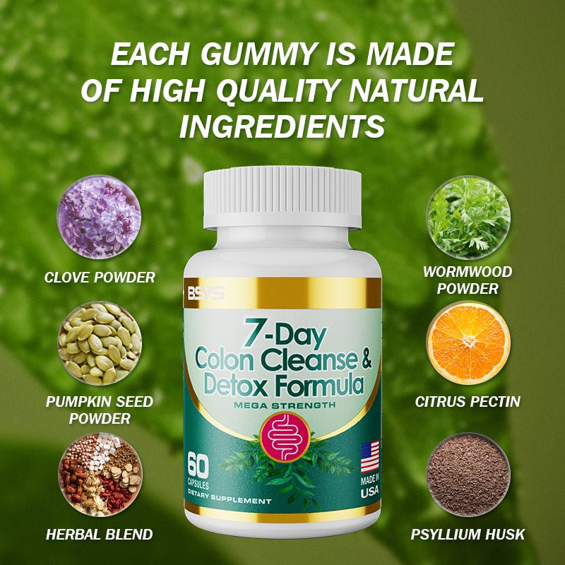 7 - Day Colon Cleanse & Detox Formula Capsulese - VIRALCORE HEALTH