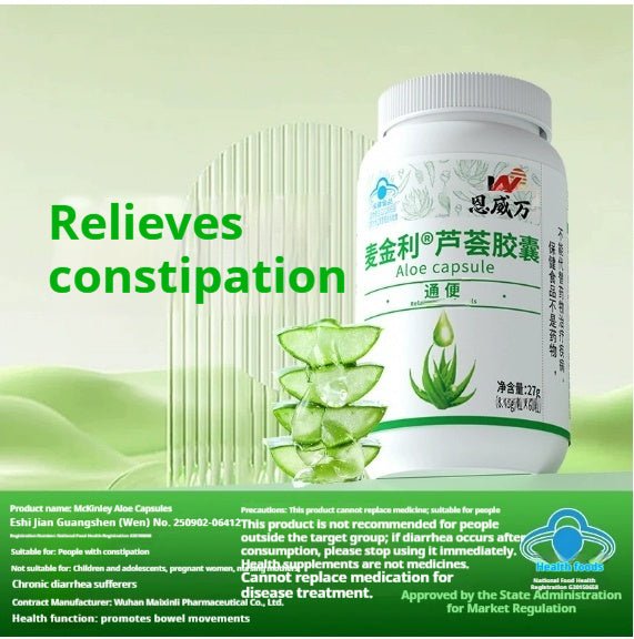 Aloe Capsule Health Care Intestinal Constipation - VIRALCORE HEALTH
