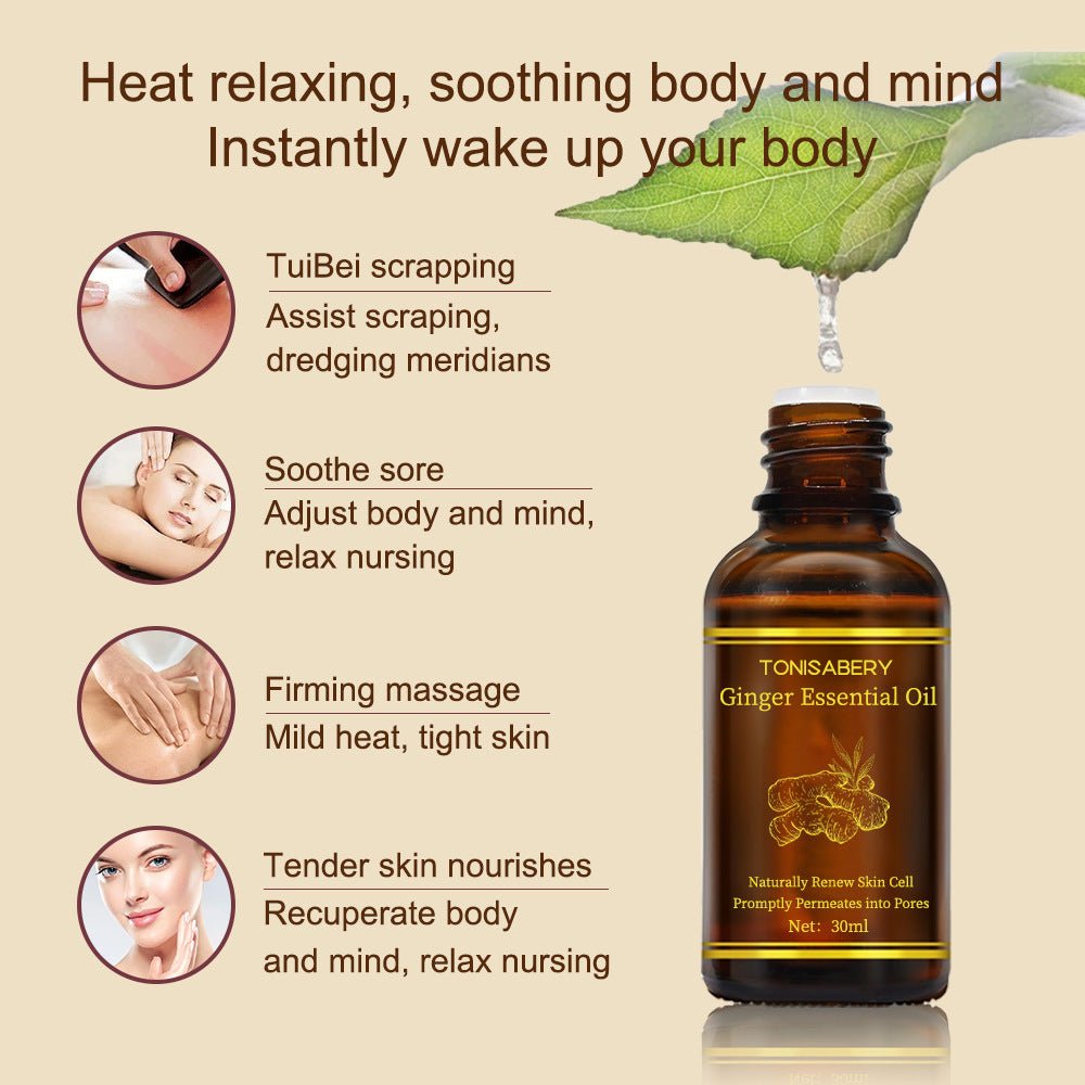 Beauty Skin Care Ginger Massage Essential Oil - VIRALCORE HEALTH