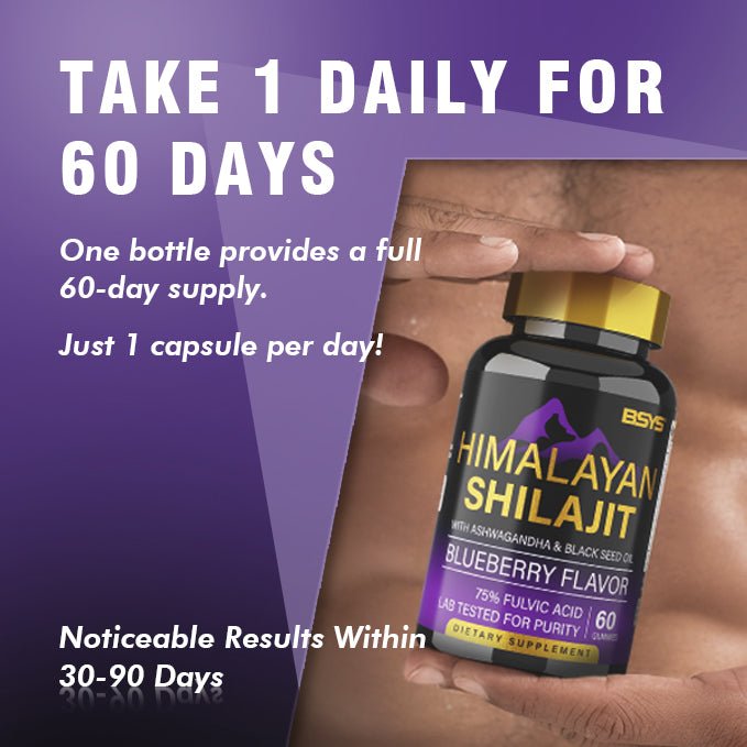 BSYS SHILAJIT GUMMIES 60'S - VIRALCORE HEALTH