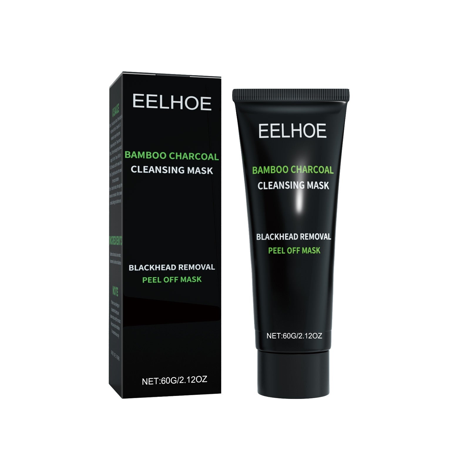 EELHOE Bamboo Charcoal Blackhead Removal Peel - Off Mask For Deep Pore Cleansing And T - Zone Oil Control - VIRALCORE HEALTH