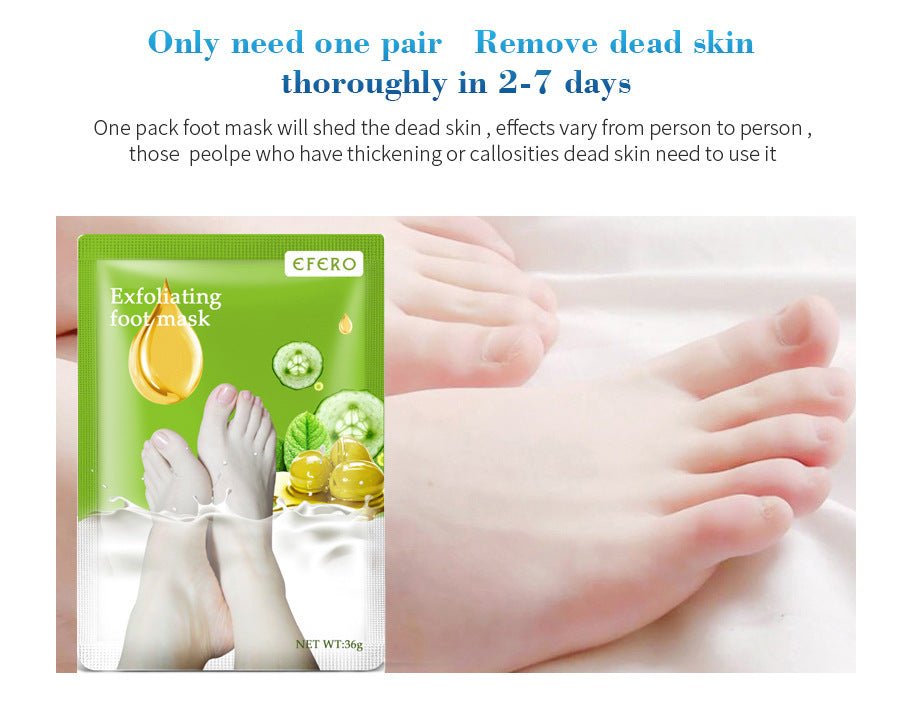 Exfoliating Foot Mask Foot SPA Pedicure Socks Removing Dead Skin Whitening Heels Feet Peeling Anti Cracked Foot Skin Care - VIRALCORE HEALTH