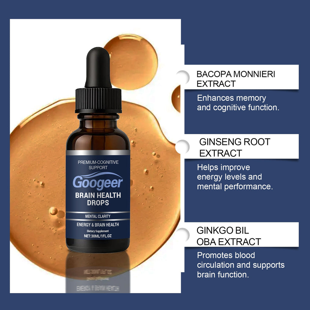 Googeer Brain Health Drops Body Treatment - VIRALCORE HEALTH