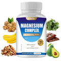 MAGNESIUM COMPLEX Wellness Capsules With Malate & Glycinate And 8 ELEMENTAL MAGNESIUM, Supports Health 90 Capsules, Dietary Supplement. - VIRALCORE HEALTH