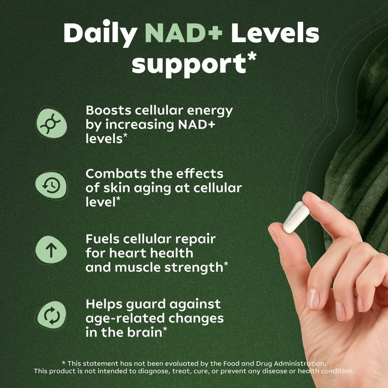 NAD Cellular Renewal Capsules 80 Capsules 2 Month Cellular Revitalization Cycle Triple Defense For Skin Elasticity Cognitive Boost Immune Resilience - VIRALCORE HEALTH