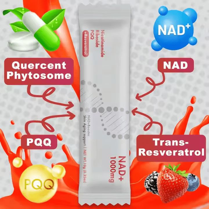 NAD Liquid Supplement Nicotinamide Riboside Supplement With Collagen - VIRALCORE HEALTH