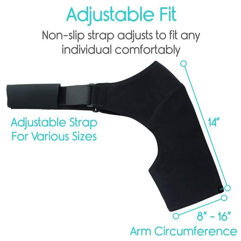 Neoprene Brace Dislocation Injury Arthritis Pain Shoulder Support - VIRALCORE HEALTH