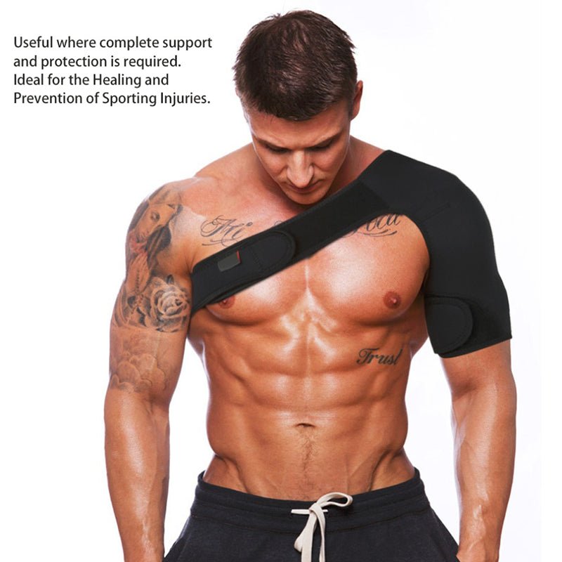 Neoprene Brace Dislocation Injury Arthritis Pain Shoulder Support - VIRALCORE HEALTH