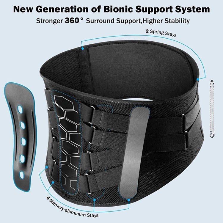 Slipped Discs Muscle Strain Breathable Lumbar Support Men's Support - VIRALCORE HEALTH