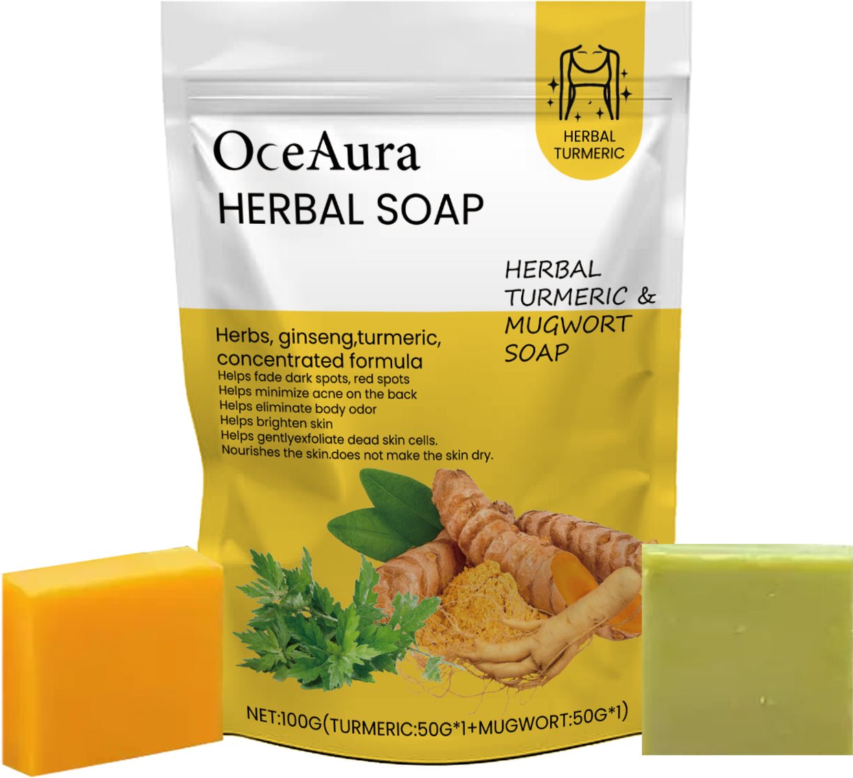 Turmeric Herbal Skincare Soap, Turmeric Herbal Skincare Soap - VIRALCORE HEALTH