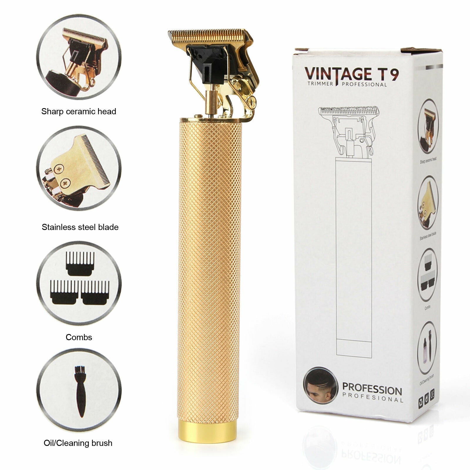 USB Electric Hair Clippers Rechargeable Shaver Beard Trimmer Professional Men Hair Cutting Machine Beard Barber Hair Cut - VIRALCORE HEALTH