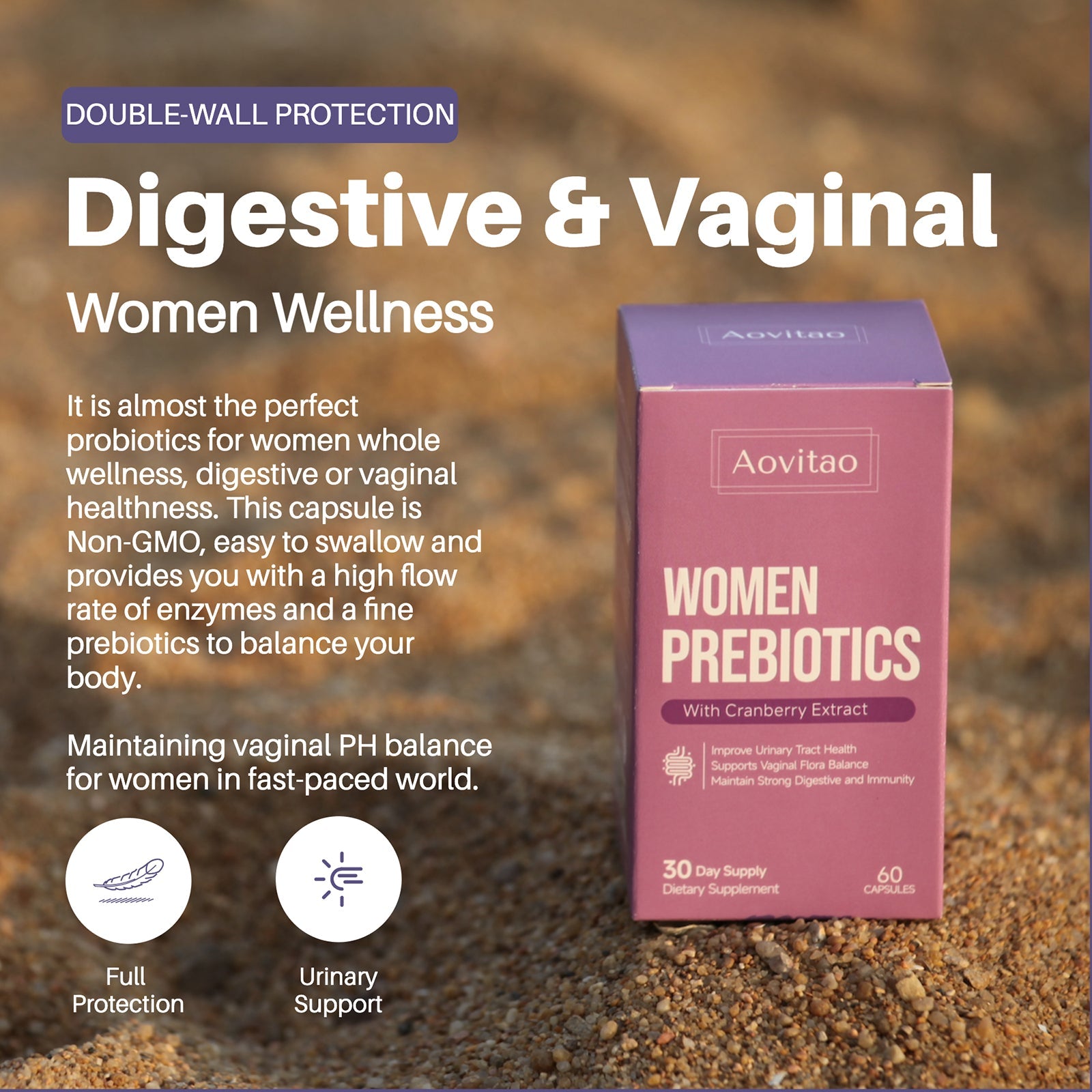 Vaginal Probiotics for Women pH Balance – 60B CFU - VIRALCORE HEALTH